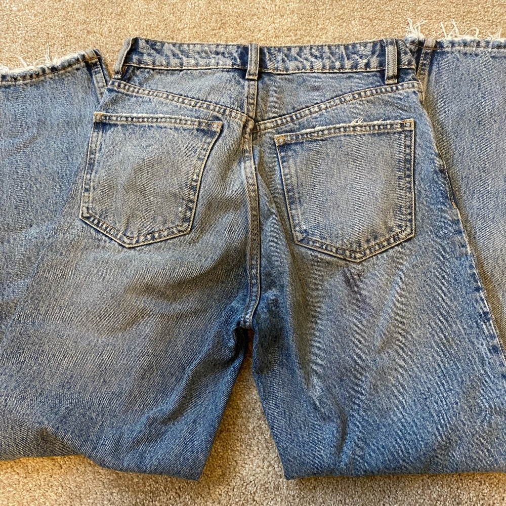 Zara ripped denim size 2